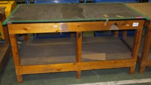 Wooden Work Bench - L1830 x W920 x H920mm