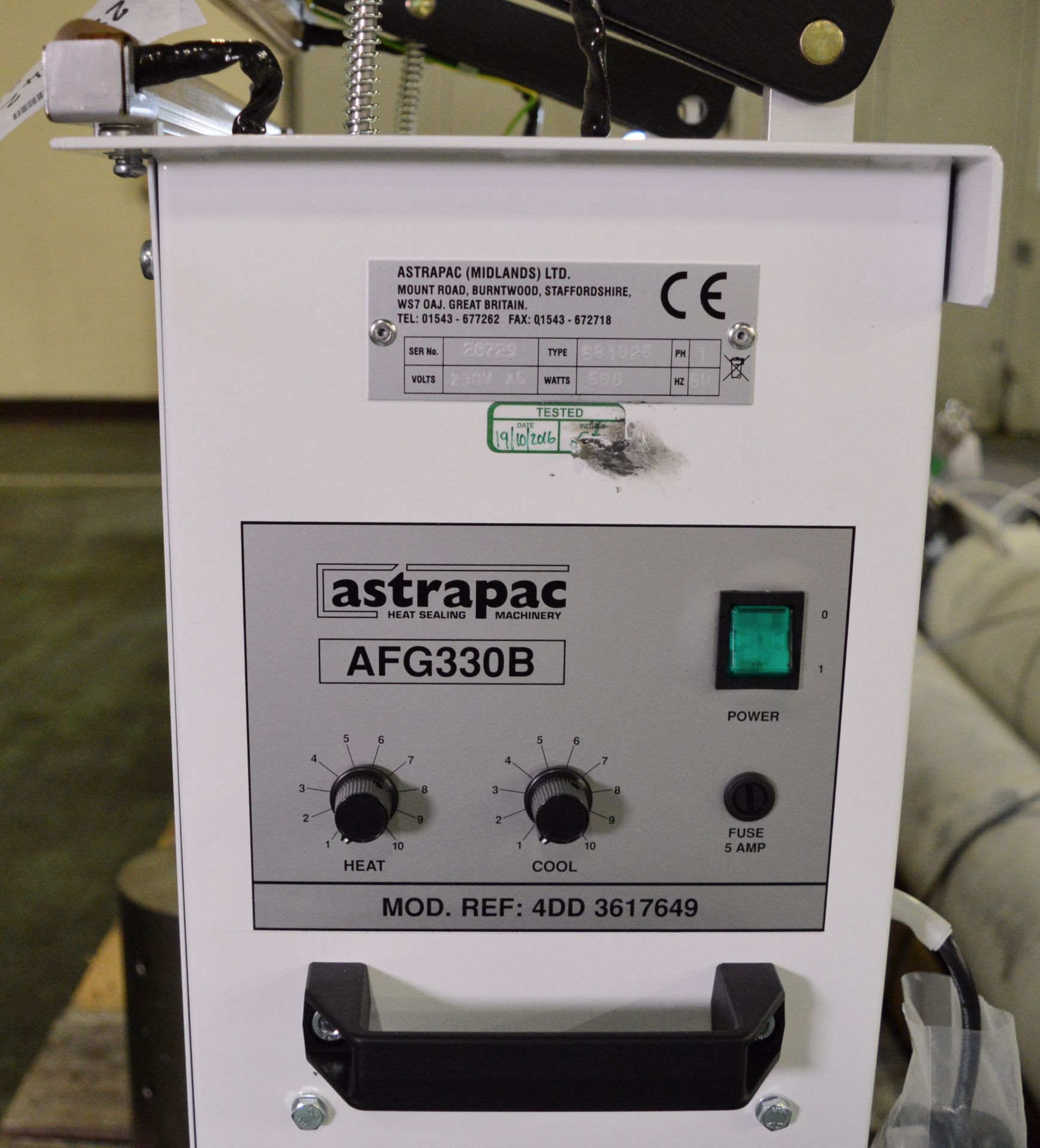 Astrapac Heat Sealing Machine. - Image 2 of 3