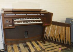 Allen Electric Organ with foot pedal assembly