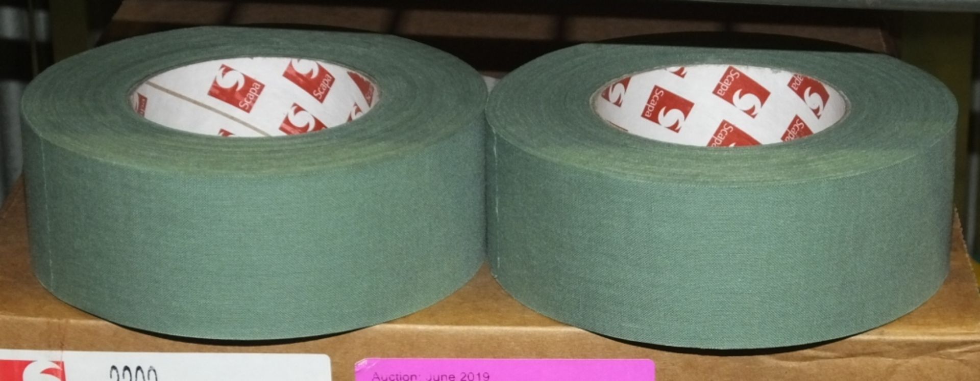 Scapa Ilive Green Tape 50mm x 50M - 16 per box - 2 boxes - Image 2 of 3