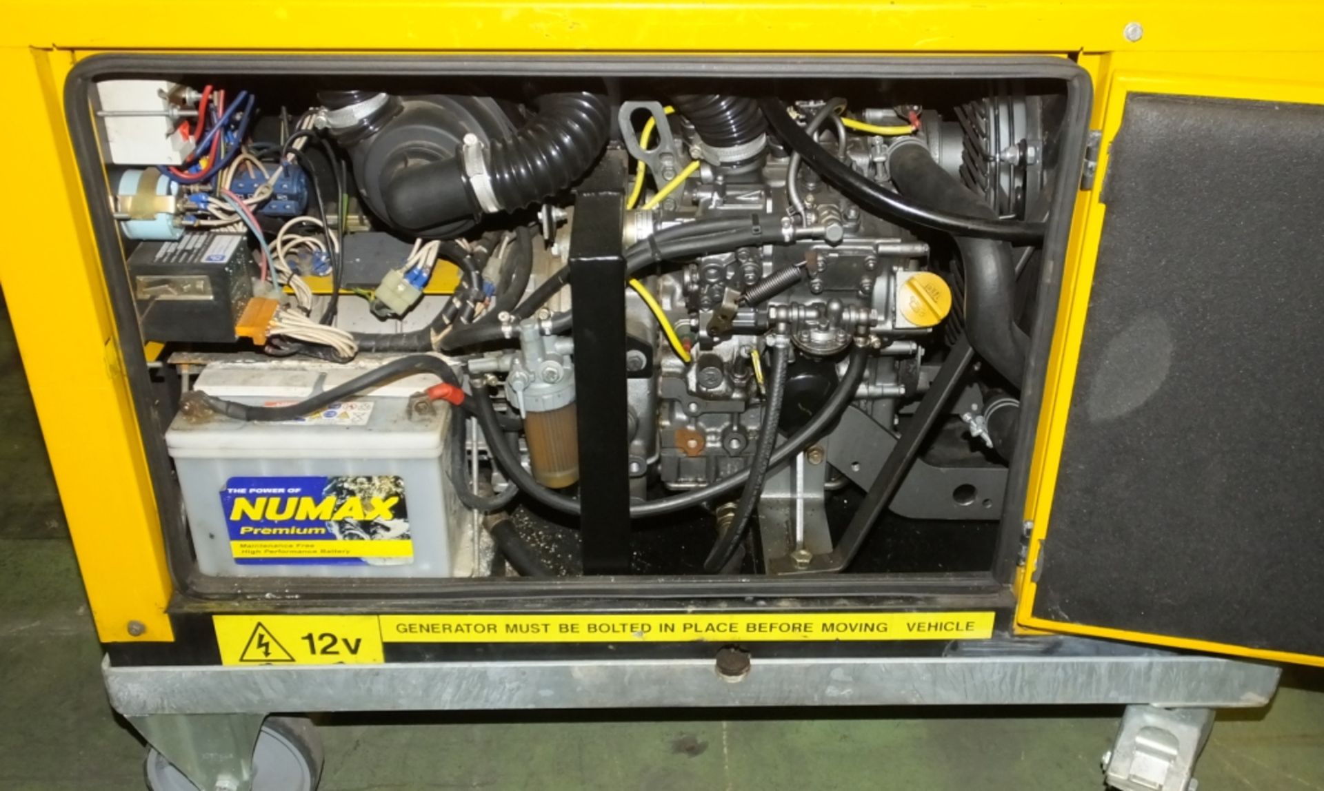 Yanmar Diesel Generator (2TNE68 HG) - Image 3 of 5