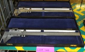 2x Pattern Vernier Calipers 0-14.5in