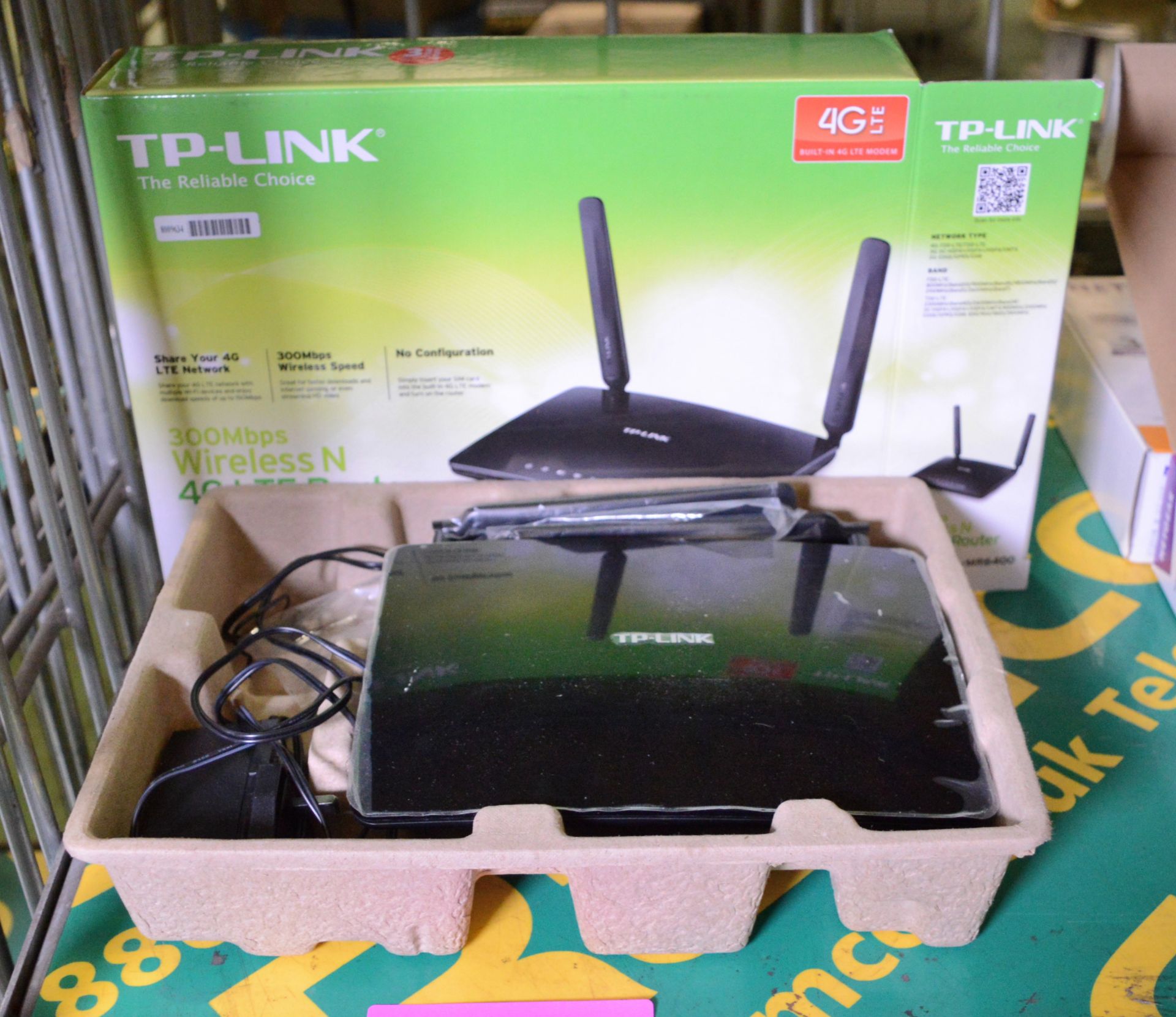 TP-Link TL-MR6400 Wireless N 4G LTE Router.
