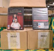 75x Little Britain Live DVDs.