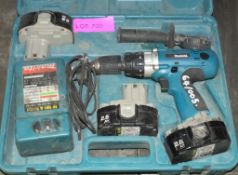 Makita 8444D Drill - 3 batteries - 1 charger