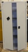 Two door Cabinet with keys W 1200mm X 1780mm X D 460mm