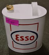 Round Esso Oil Can.