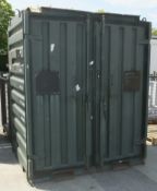 Small ISO 2 Door Container - L1860 x W1630 x H2280mm - £5 lift out charge applied to this