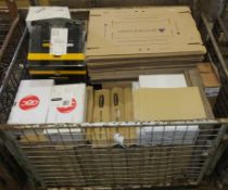 Office Stationery - Various envelopes, flatpack boxes