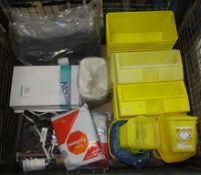 Medical Supplies - Aprons, Sharps Bins, Monitor Support