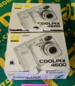 2x Nikon Coolpix 4600 Digital Cameras.