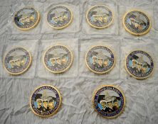 10x Second Sea Lord CINC Naval Home Command Commemorative Coins.