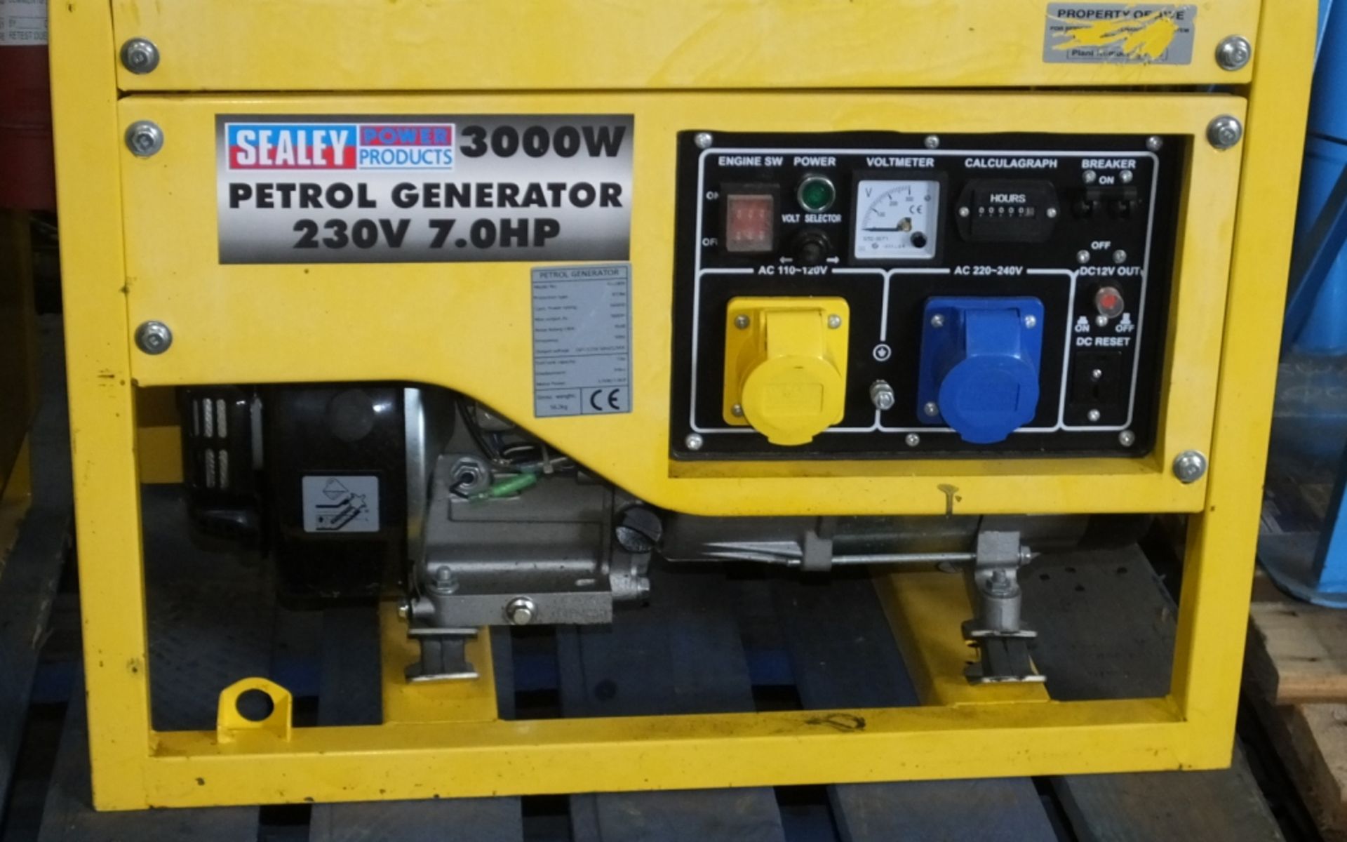Sealey Generator Model GG2800 - Bild 2 aus 7