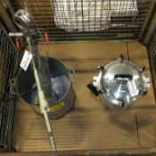 Aluminium Pressure Pot, Pot with pressure gauge 25Bar
