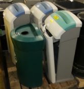 4x Office recycling bins