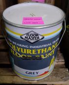 20ltrs Grey Polyurethane Industrial Floor Paint - Grey.