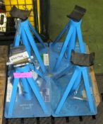 4x Axle Stands - OMCN 2000kg NSN 4910-15-204-2164