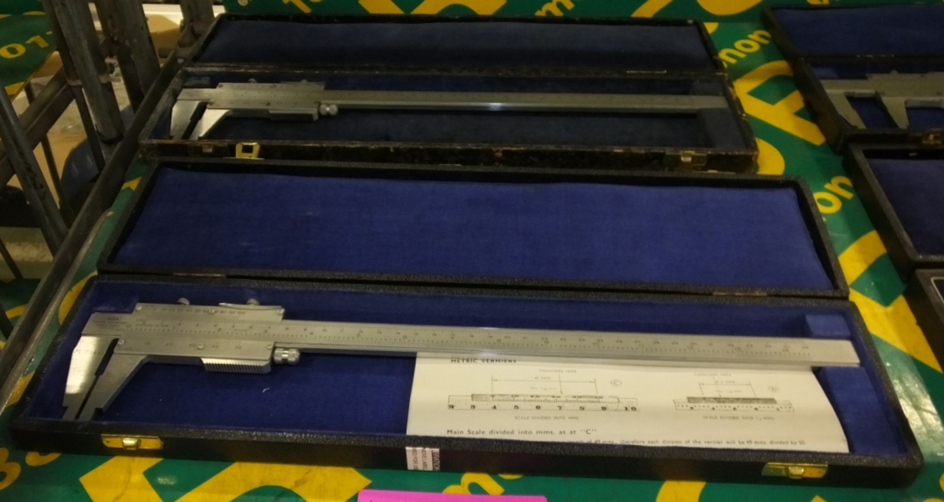 2x Rabone-Chesterman Vernier Calipers 0-14.5in