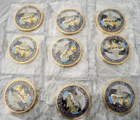 9x Second Sea Lord CINC Naval Home Command Commemorative Coins.