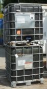 2x 1000 LTR IBC Containers in frames