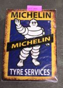 Michelin Tyre Services Tin Sign