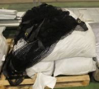 4x Black Fence Netting in bags - 50M x 2M.