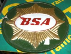 Cast Sign - BSA