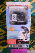 Sports / Action Camera (GoPro) 1080p 2" Screen.
