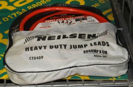 Neilsen Heavy Duty Jump Leads - CT0409 - 800amp x 6M