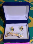 Tie Pin & Cufflink Set.