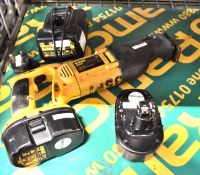 DeWalt DW938 Reciprocating Saw 18V with 2x 2.0Ah Batteries & Charger.