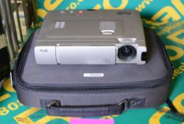 Plus U3-810SF Projector in Carry Case.