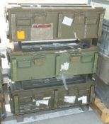 3x Gun / Barrel Empty Metal Box - 1090 x 440 x 470