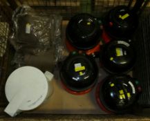 5x Numatic "Henry" Hoovers, Waste Bin, 15x Cold weather drawers