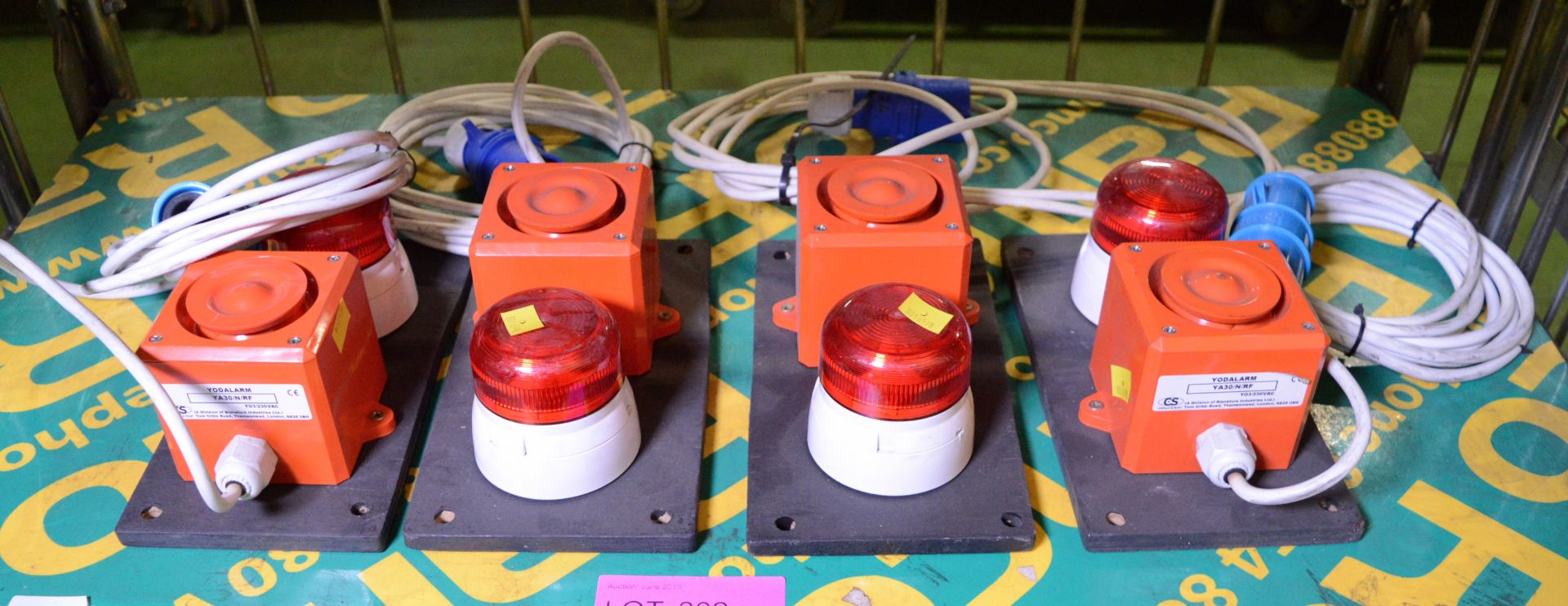 4x Yodalarm YA30/N/RF Alarm Sounder & Light.