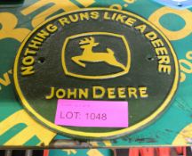 John Deere Cast Sign 240mm.
