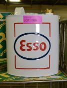 Round Esso Oil Can.