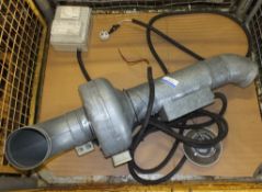 Vent Axia - Cabin Heater assembly Unit - ducting, cabling