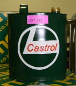 Oval Castrol Oil Can