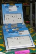 5x Powerbreaker Plug Sockets - 13A SKT - 2G RCD 30Ma