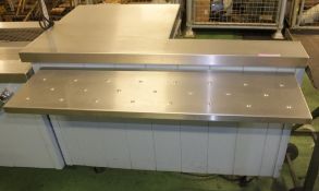 Victor CAR1B11L L-Shape Serving Counter