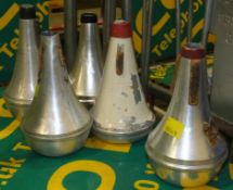 5x Dennis Wick Trumpet Mutes