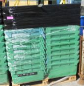 60x Green Open Fronted Storage Bins - Un stackable