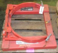 Sealey DG02 Forklift Drum clamp Single 205lt Max Lift 680kg