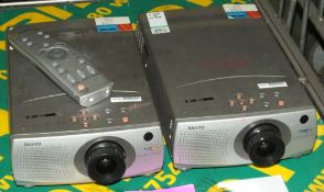 2x Sanyo ProEx LCD Projectors