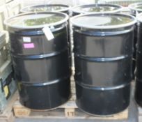 4x 45 Gallon Steel Drums