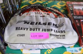 Neilsen Heavy Duty 6m Jump Leads 800A.