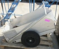 PSP Safety Products Ltd Metal 2 wheeled trailer - Hose cart