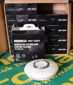 Box of 10x FireangelWST 630T Wireless Interlink Smoke Alarms.