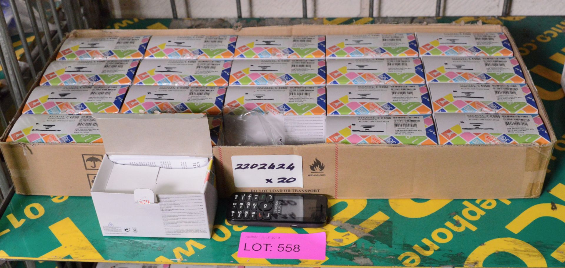 20x Alcatel Onetouch 2035X Mobile Phones.